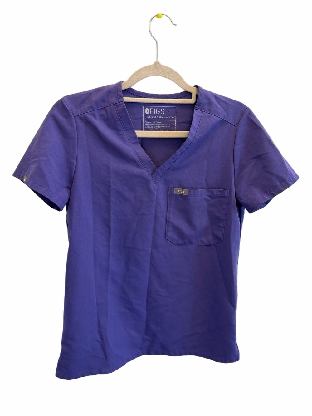 FIGS Catarina Purple Scrub Top Size XX Small